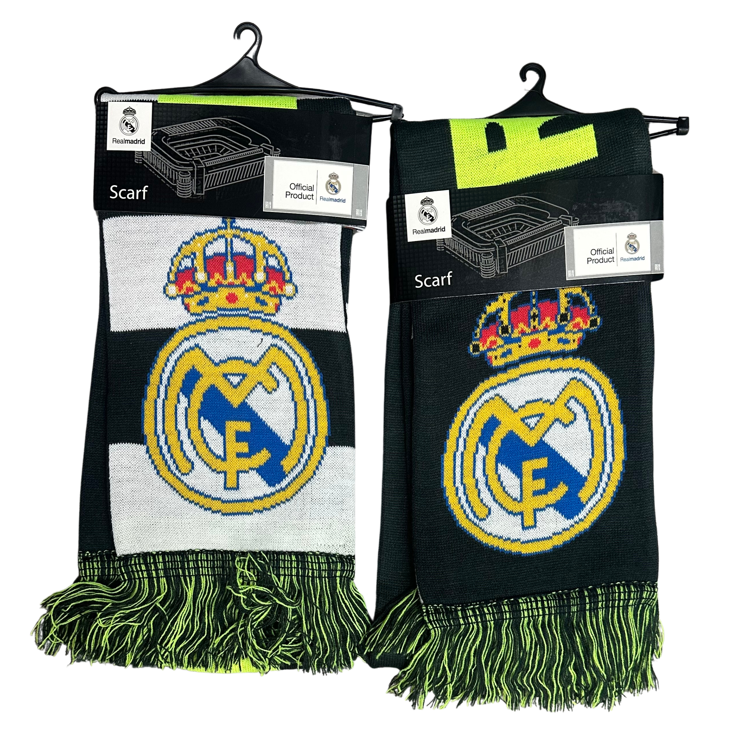 Scarf Real Madrid FC Reversible Scarf Officially Licensed Soccer Winter