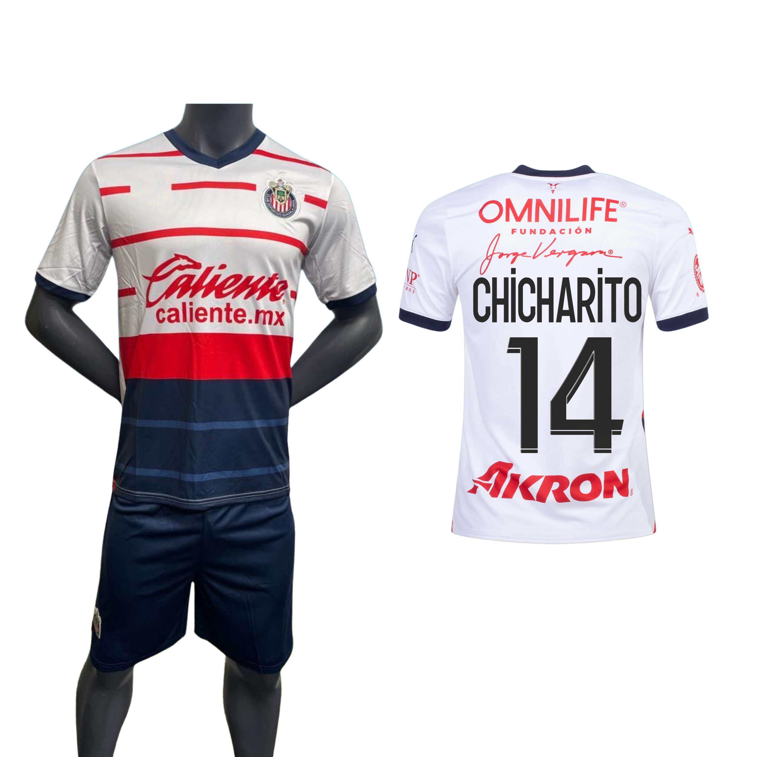 Kids Chicharito Chivas Replica Away Kit - 23/24