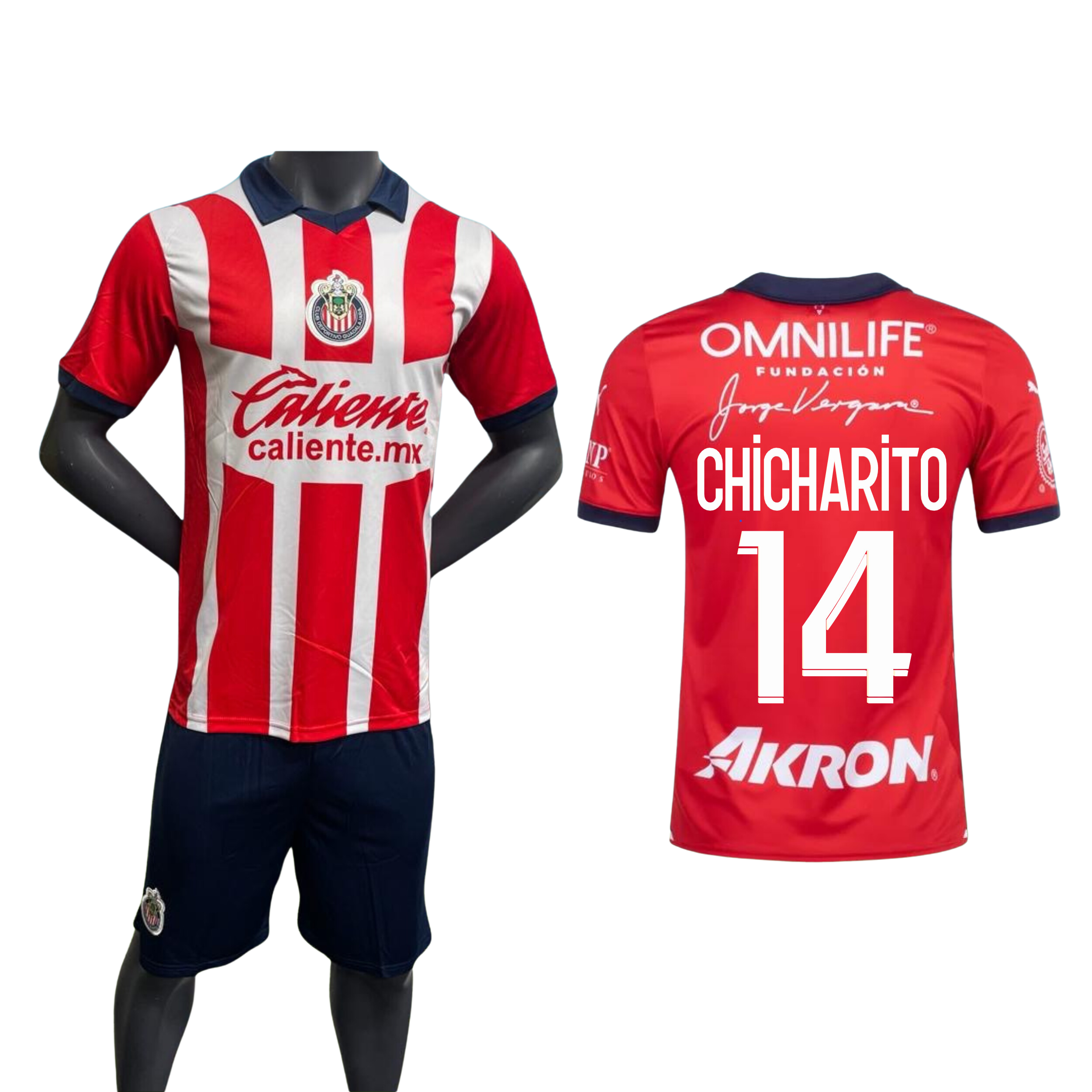 Chicharito Chivas Replica Home Kit - 23/24