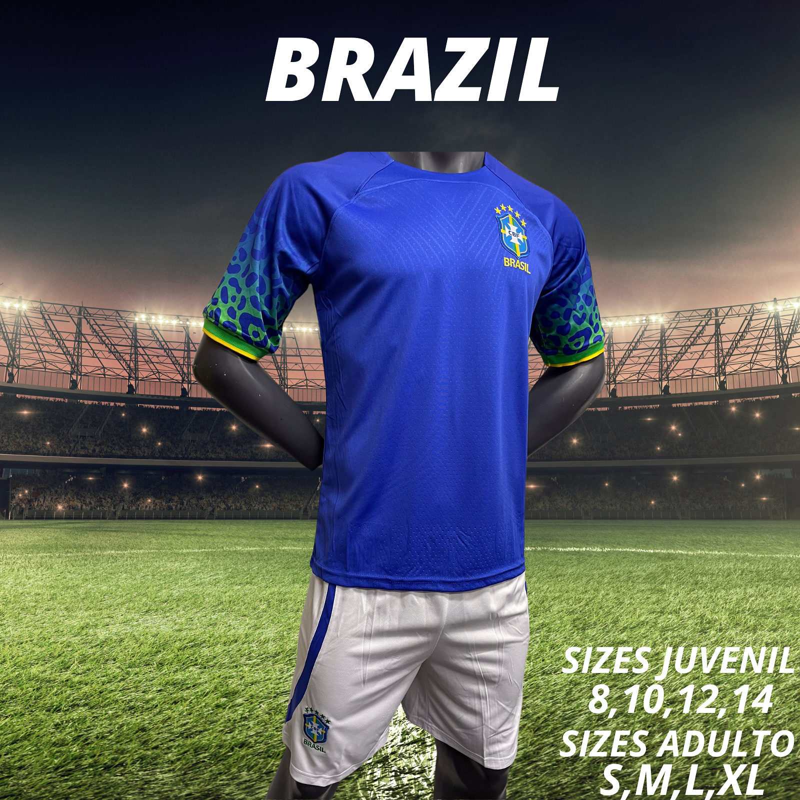 Kids Brazil Replica Away Kit - 23/24