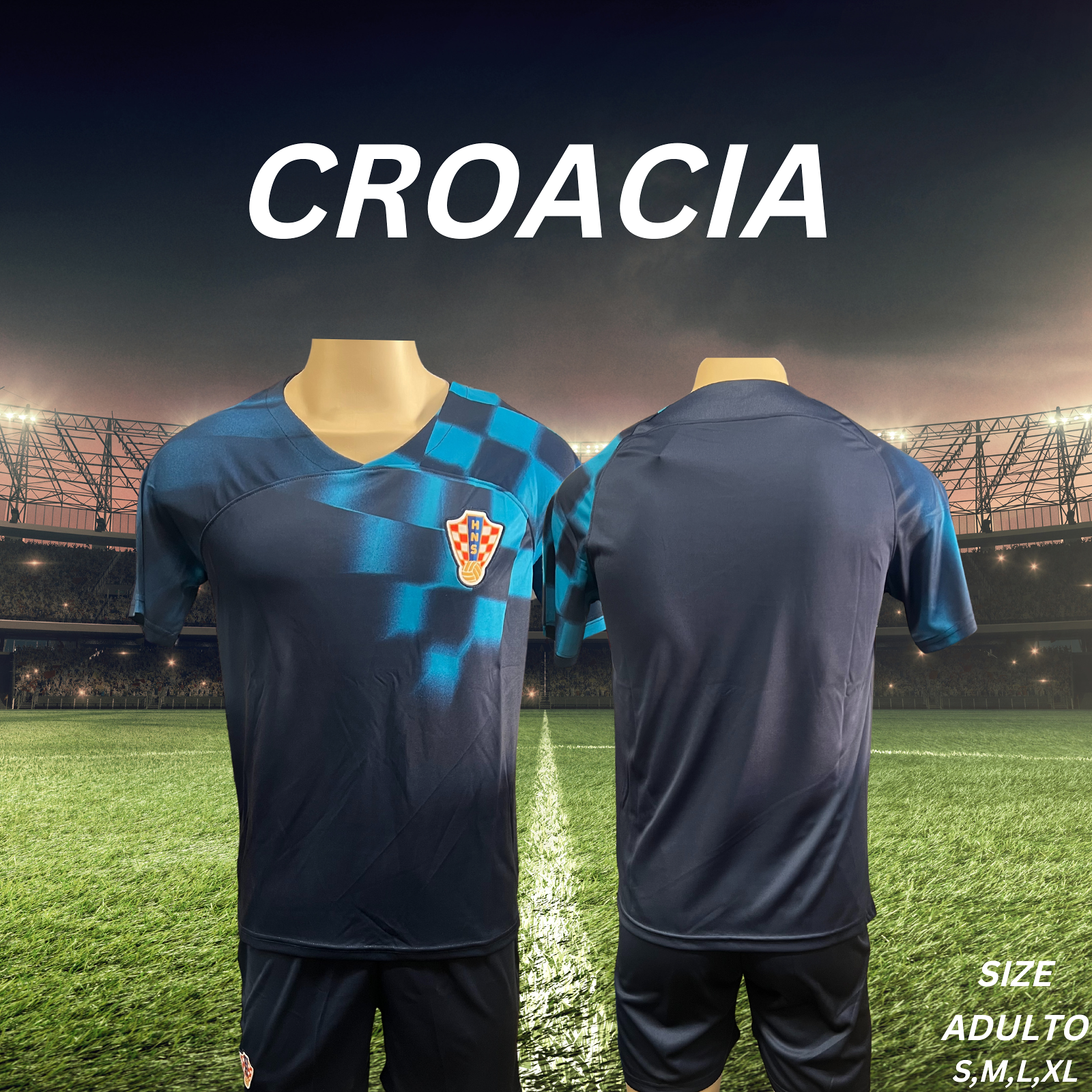 Croatia Replica Away Kit - 23/24
